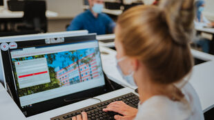 The E-Learning centre of the Berlin School of Economics and Law. Photo: Oana Popa-Costea