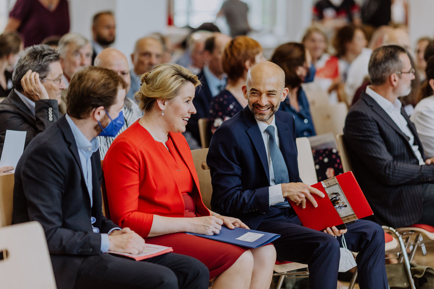 Eröffnung der neuen Aula der HWR Berlin am Campus Schöneberg im Juli 2022. Foto Lukas Schramm