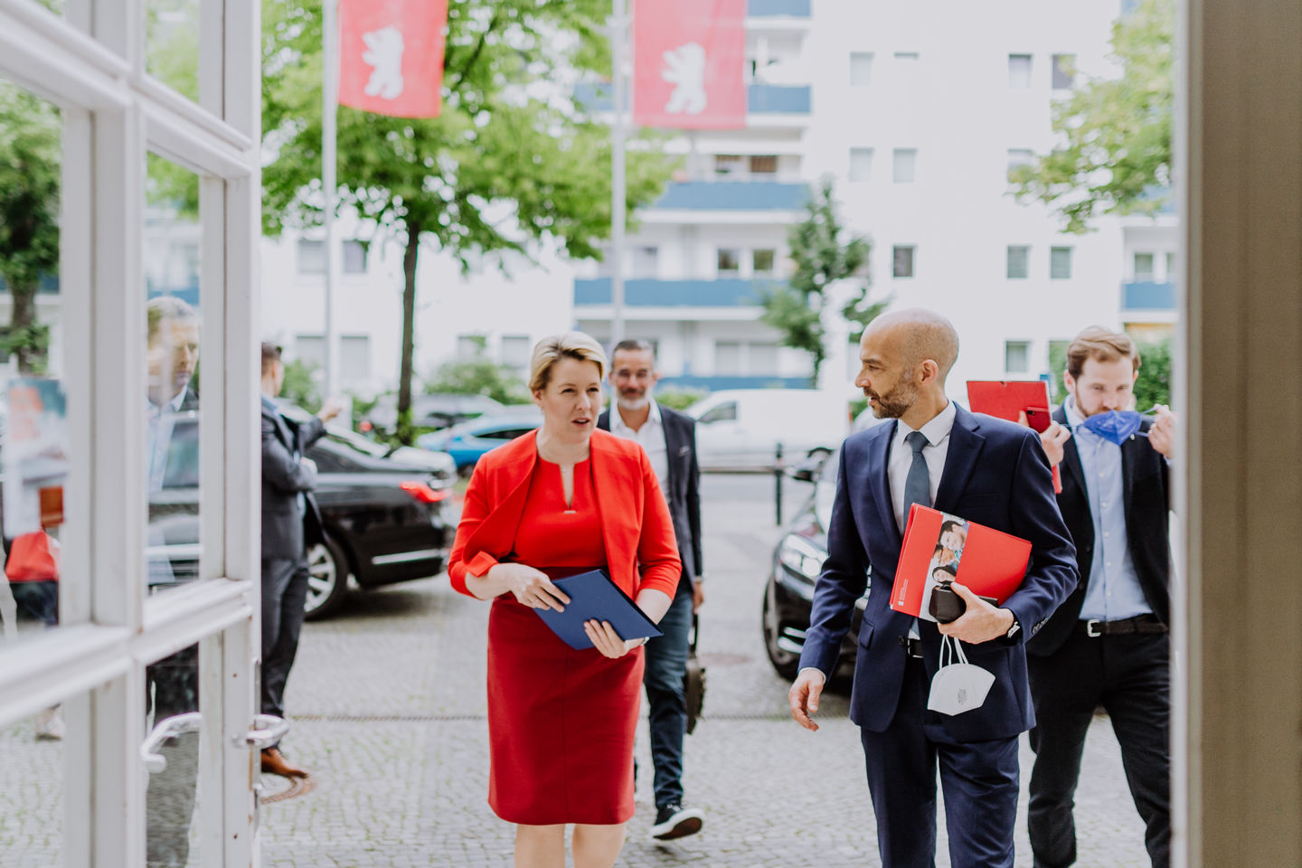 Eröffnung der neuen Aula der HWR Berlin am Campus Schöneberg im Juli 2022. Foto Lukas Schramm