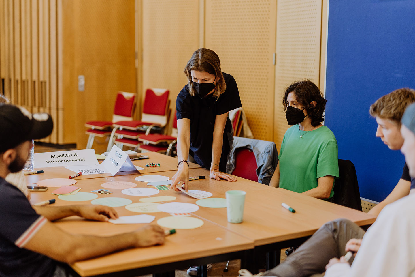 In zwei Workshops definiert die HWR Berlin im Mai 2022 konkrete Maßnahmen für mehr Nachhaltigkeit. Foto: Lukas Schramm