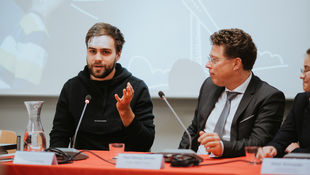 Podiumsdiskussion bei der Semestereröffnung des Studium Generale an der HWR Berlin am 29. Oktober 2019