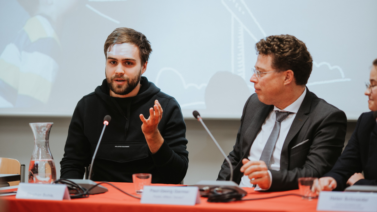 Podiumsdiskussion bei der Semestereröffnung des Studium Generale an der HWR Berlin am 29. Oktober 2019