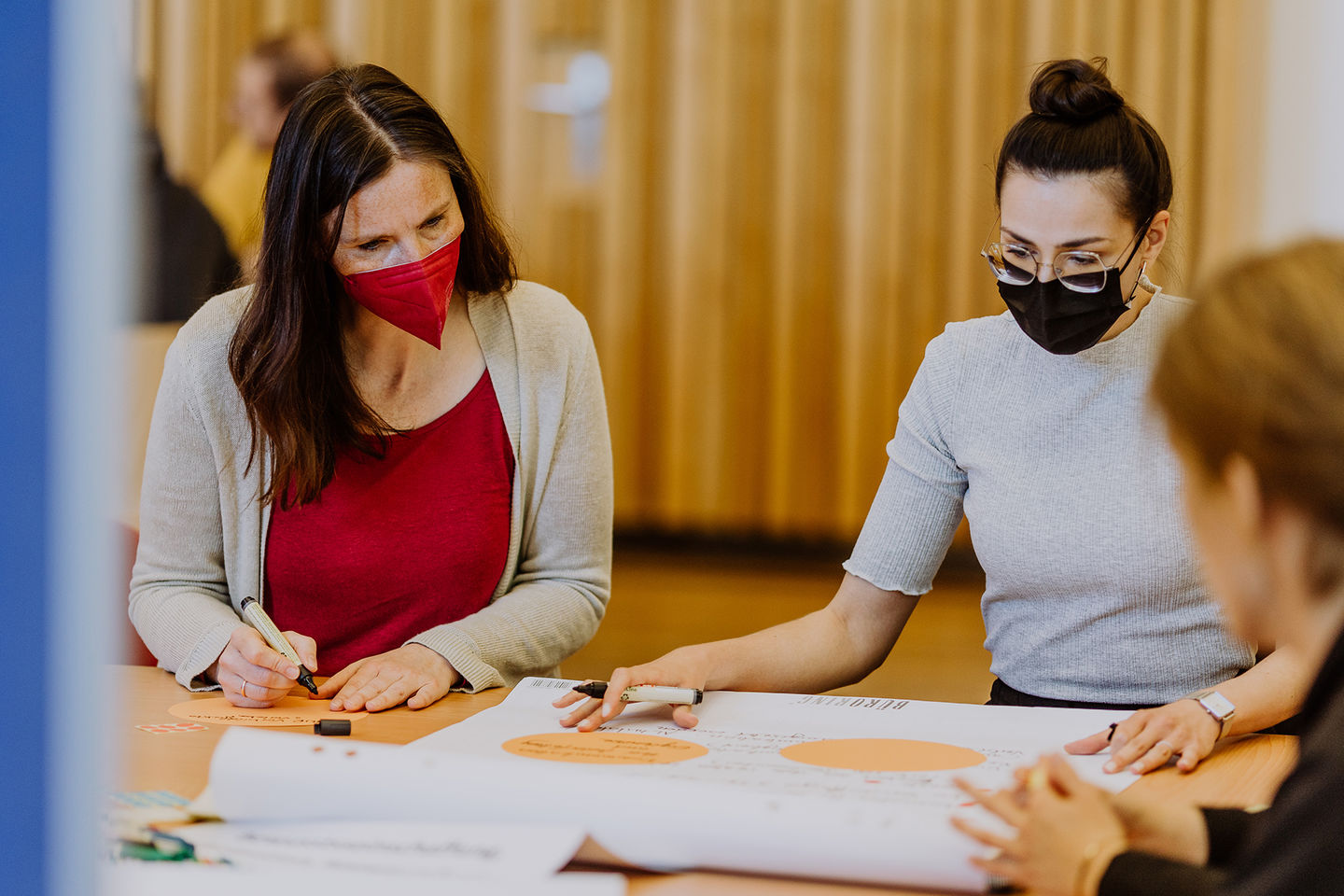 In zwei Workshops definiert die HWR Berlin im Mai 2022 konkrete Maßnahmen für mehr Nachhaltigkeit. Foto: Lukas Schramm