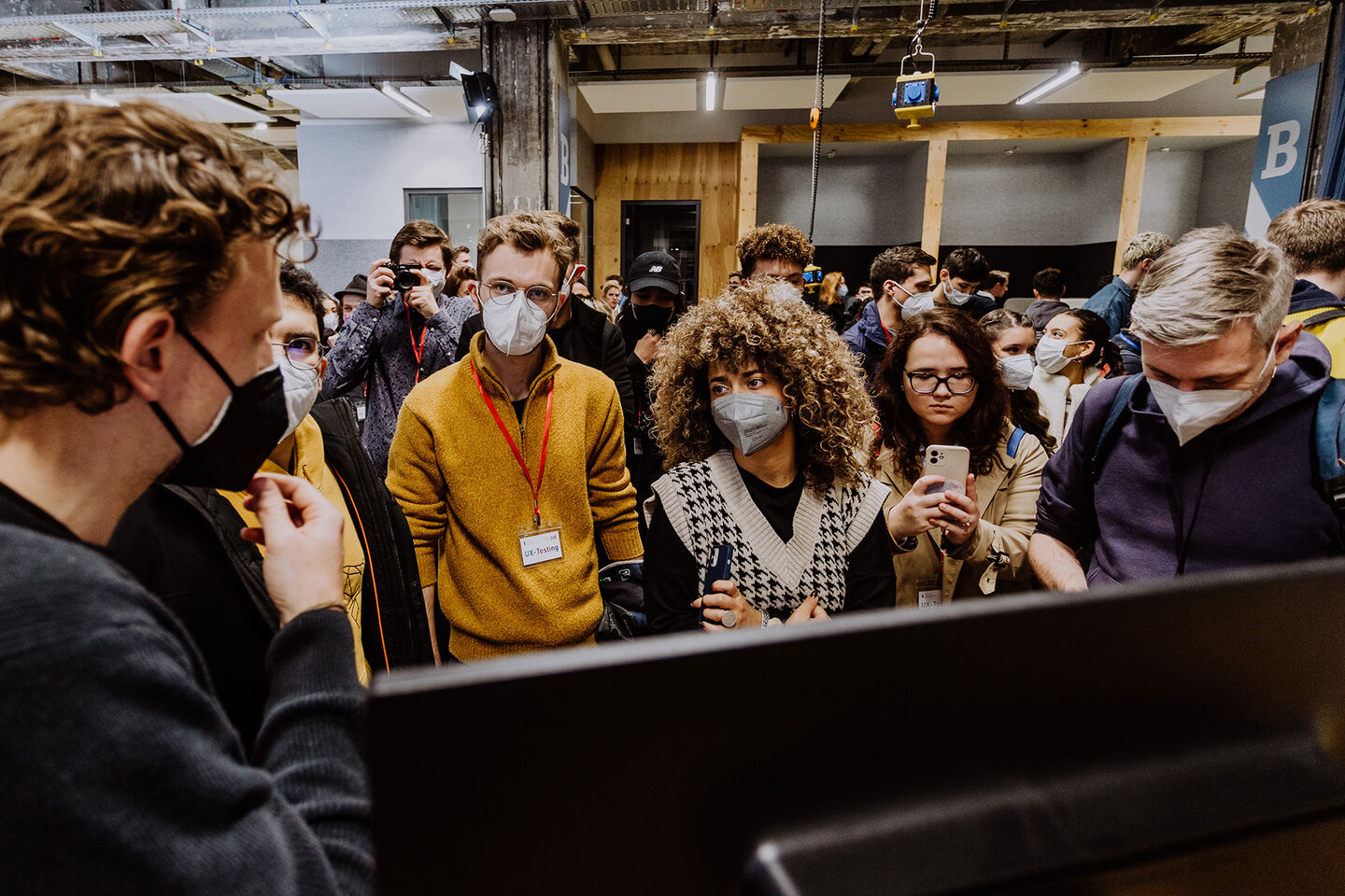 Demo Day des Startup Incubator Berlin bei der Career Week der HWR Berlin im November 2022. Foto: Lukas Schramm