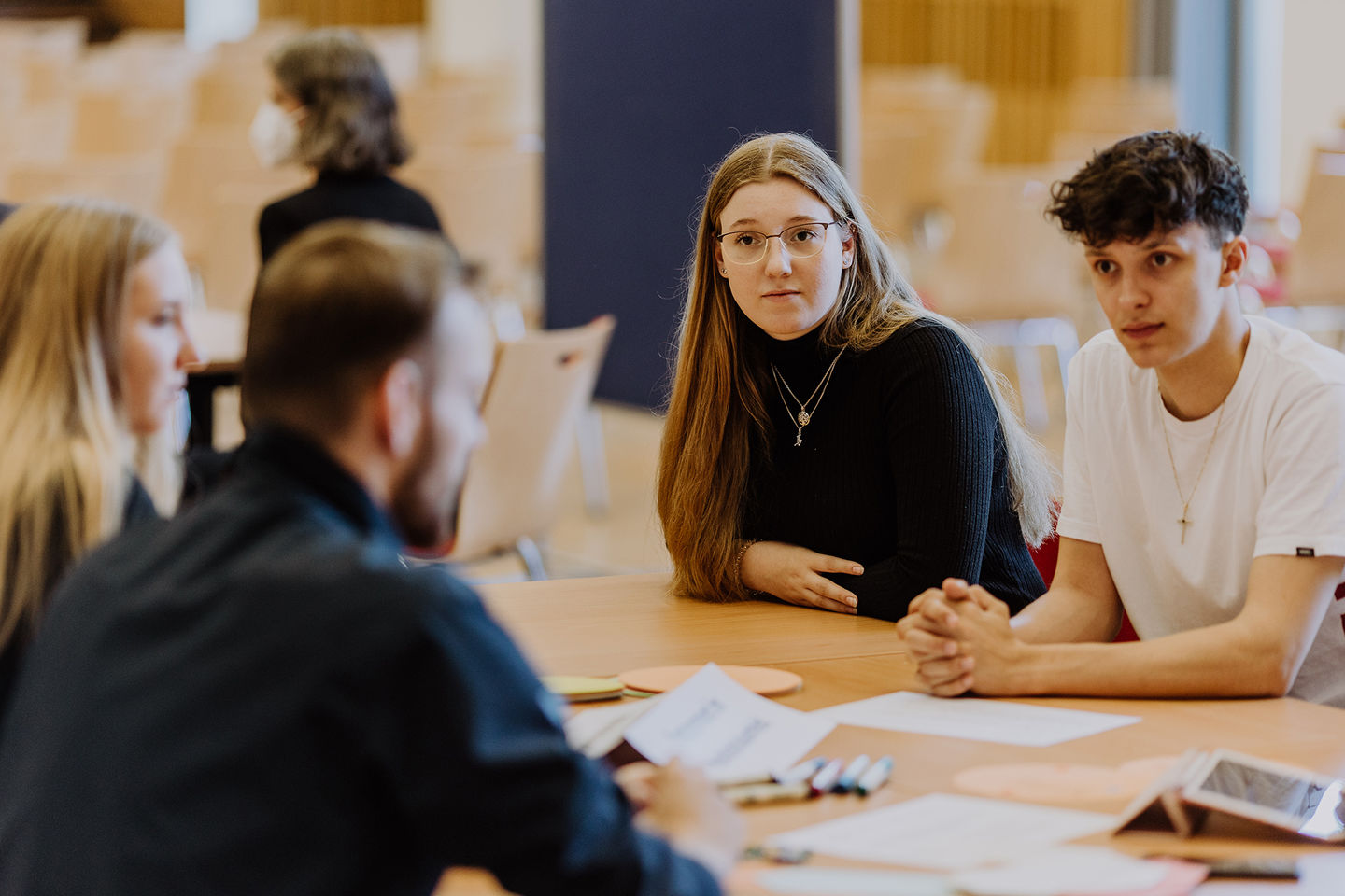 In zwei Workshops definiert die HWR Berlin im Mai 2022 konkrete Maßnahmen für mehr Nachhaltigkeit. Foto: Lukas Schramm