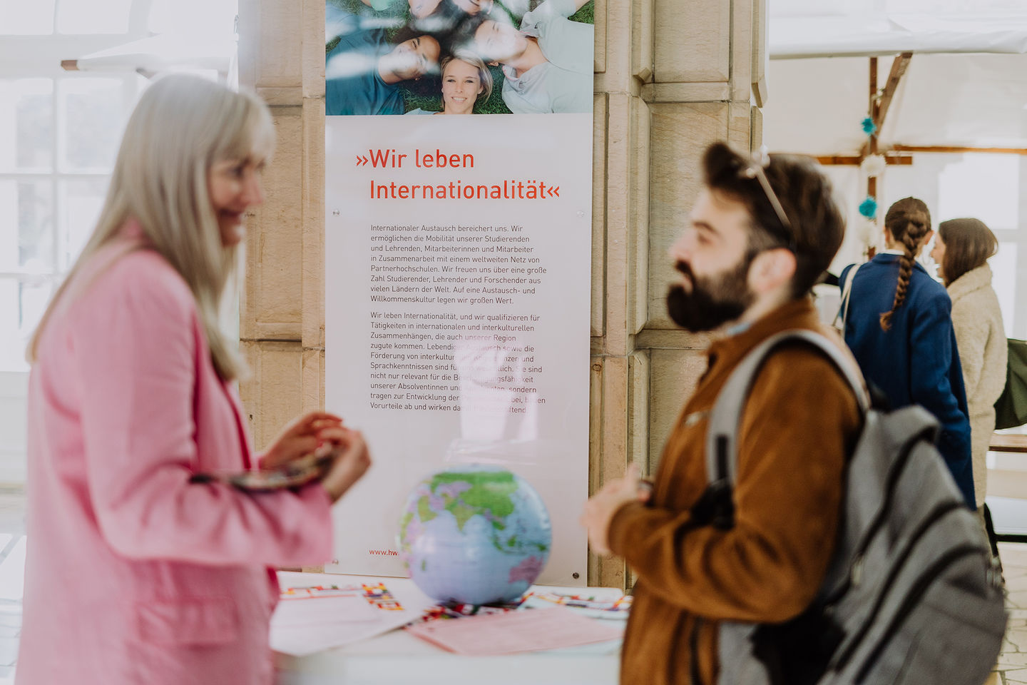International days at the Department of Business and Economics at the HWR Berlin in October 2022. Photo Lukas Schramm
