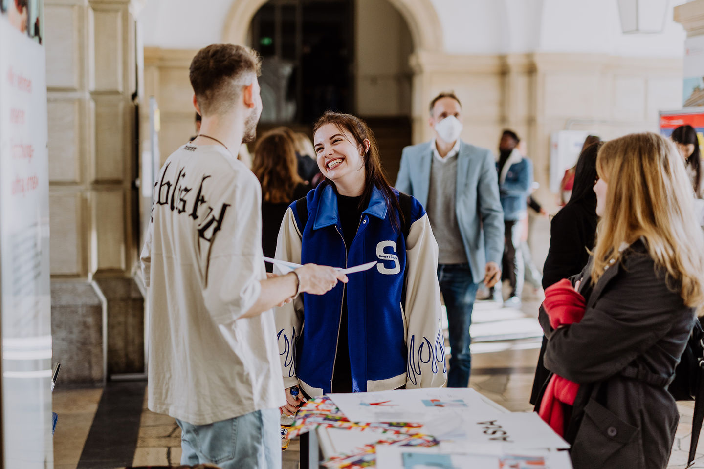 International days at the Department of Business and Economics at the HWR Berlin in October 2022. Photo Lukas Schramm