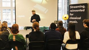 29.01.2020: Studierende der HWR diskutieren mit Idagio-Gründer Christoph Lange