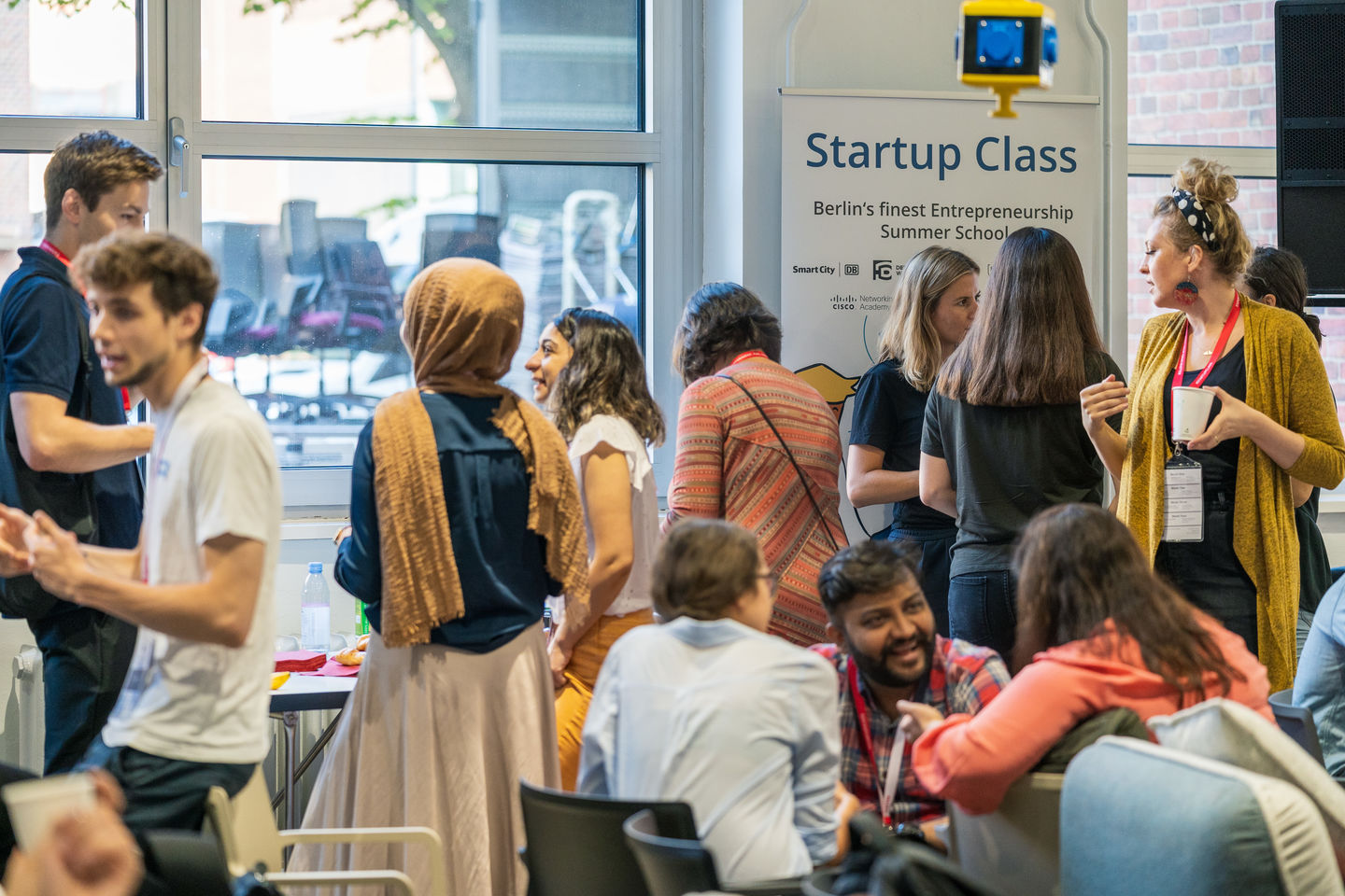 Studierende bei der Startup Class der Entrepreneur Summer School der HWR Berlin. Foto: Startup Incubator Berlin