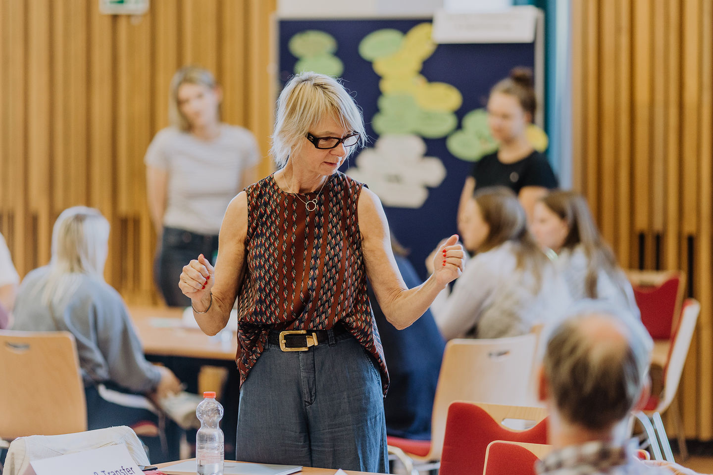 In zwei Workshops definiert die HWR Berlin im Mai 2022 konkrete Maßnahmen für mehr Nachhaltigkeit. Foto: Lukas Schramm