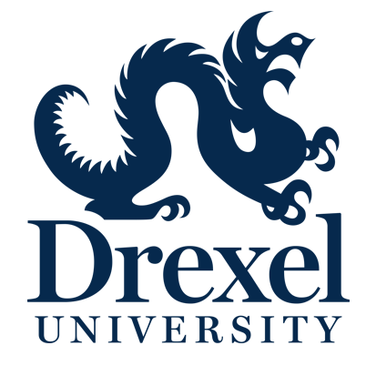 Logo Drexel University, Philadelphia. USA