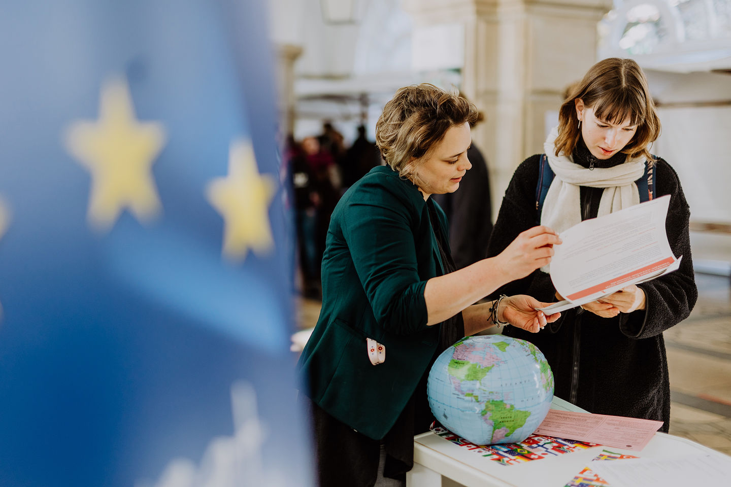 International days at the Department of Business and Economics at the HWR Berlin in October 2022. Photo Lukas Schramm