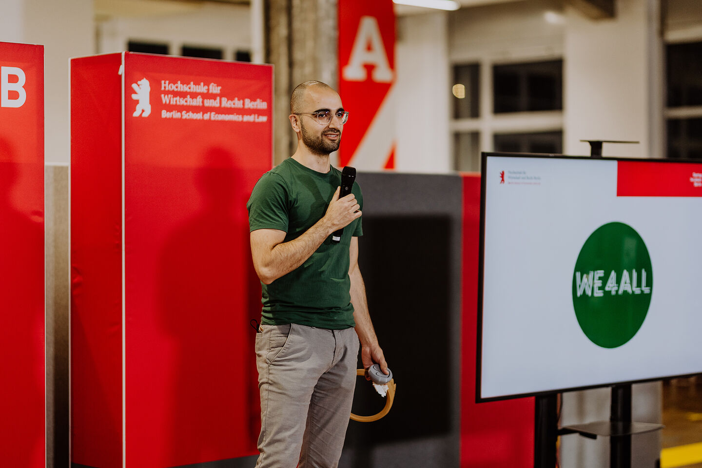 Demo Day des Startup Incubator Berlin bei der Career Week der HWR Berlin im November 2022. Foto: Lukas Schramm