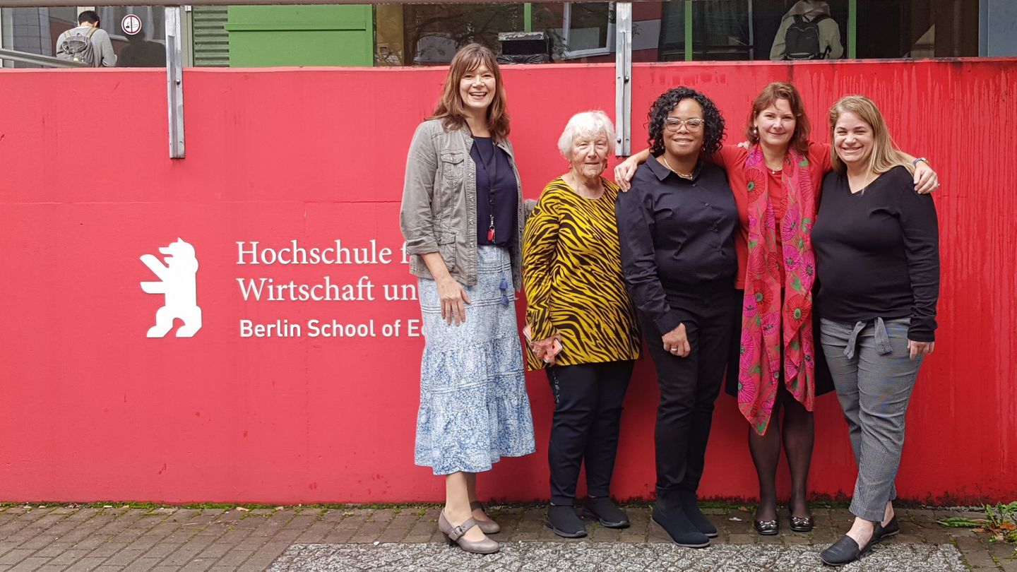 Eine Delegation der Wichita State University besuchte im Oktober 2022 den Fachbereich Polizei und Sicherheitsmanagement der HWR Berlin. Foto: HWR Berlin