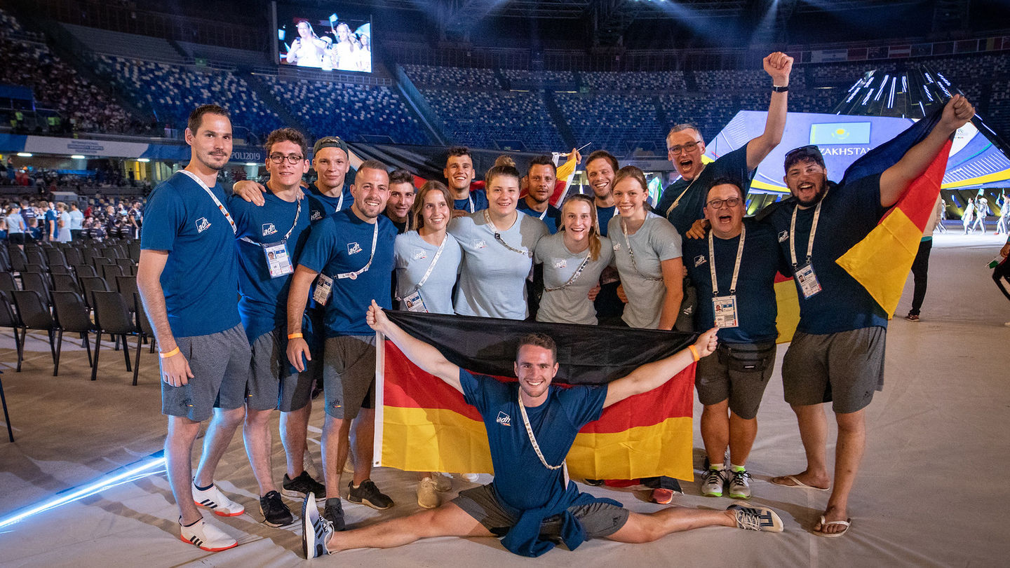 Gruppenbild der deutschen Studierenden Nationalmannschaft