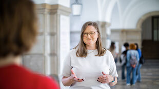 Wiktoria Allan, Leiterin des Sprachenzentrums
