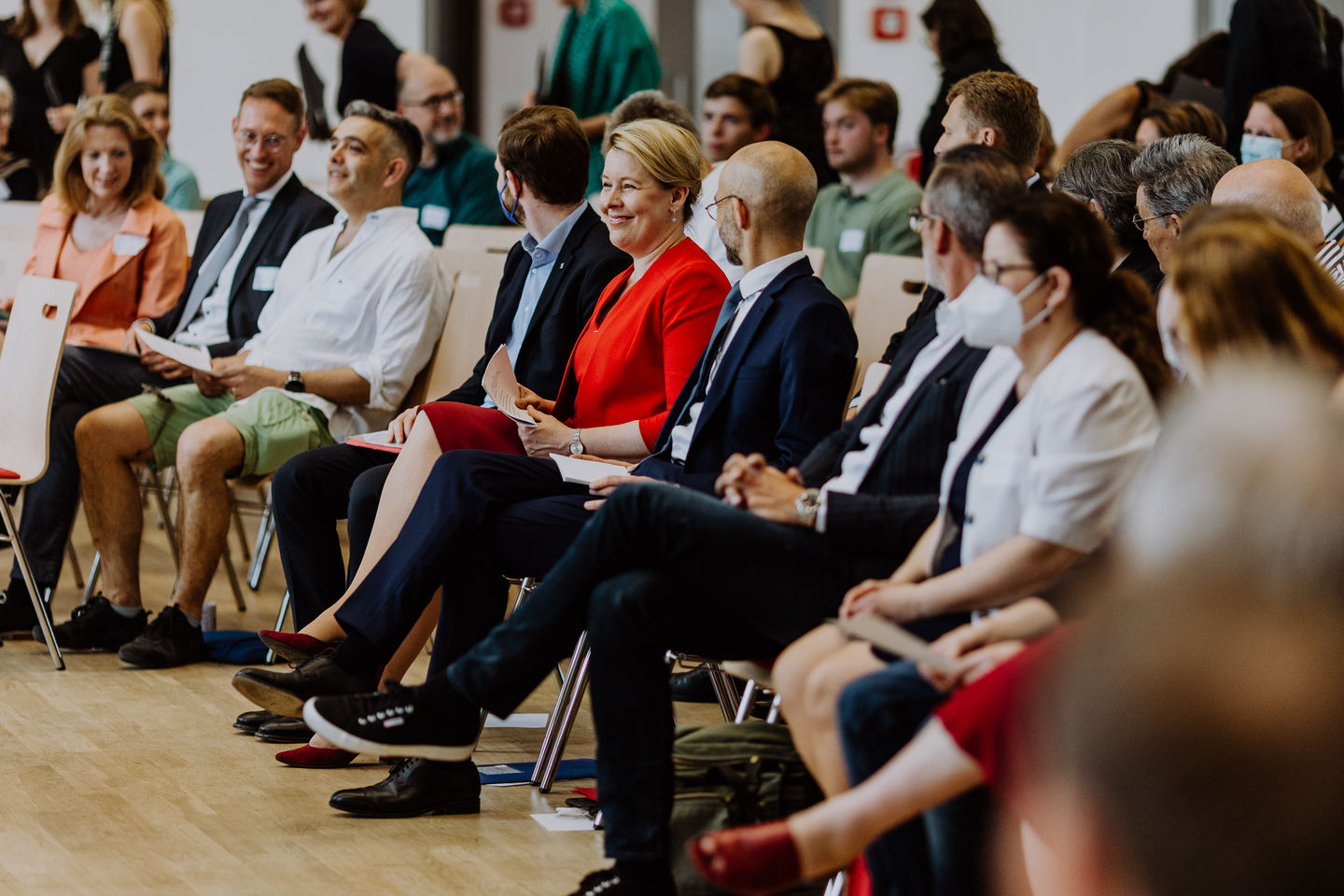 Eröffnung der neuen Aula der HWR Berlin am Campus Schöneberg im Juli 2022. Foto Lukas Schramm