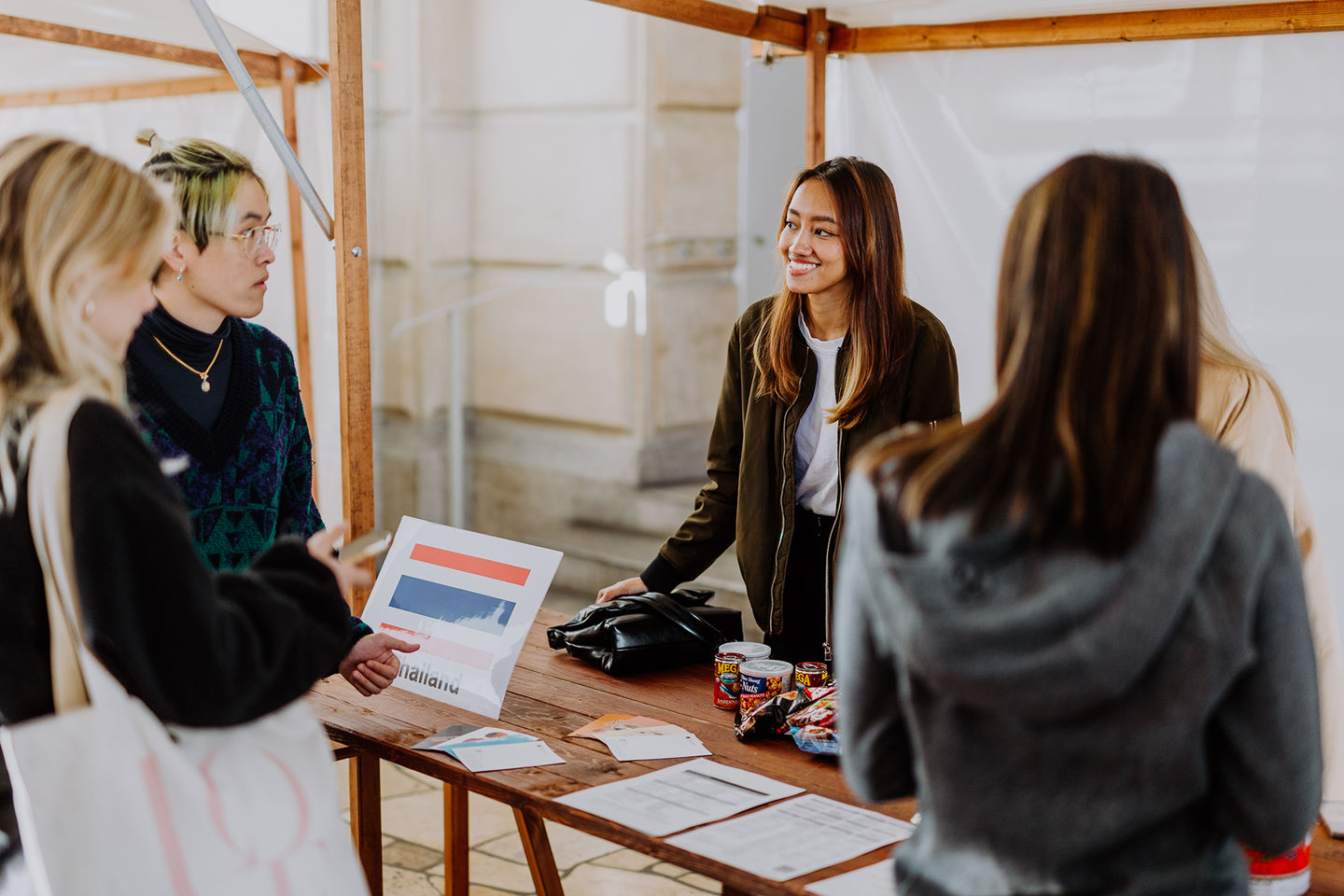 International days at the Department of Business and Economics at the HWR Berlin in October 2022. Photo Lukas Schramm