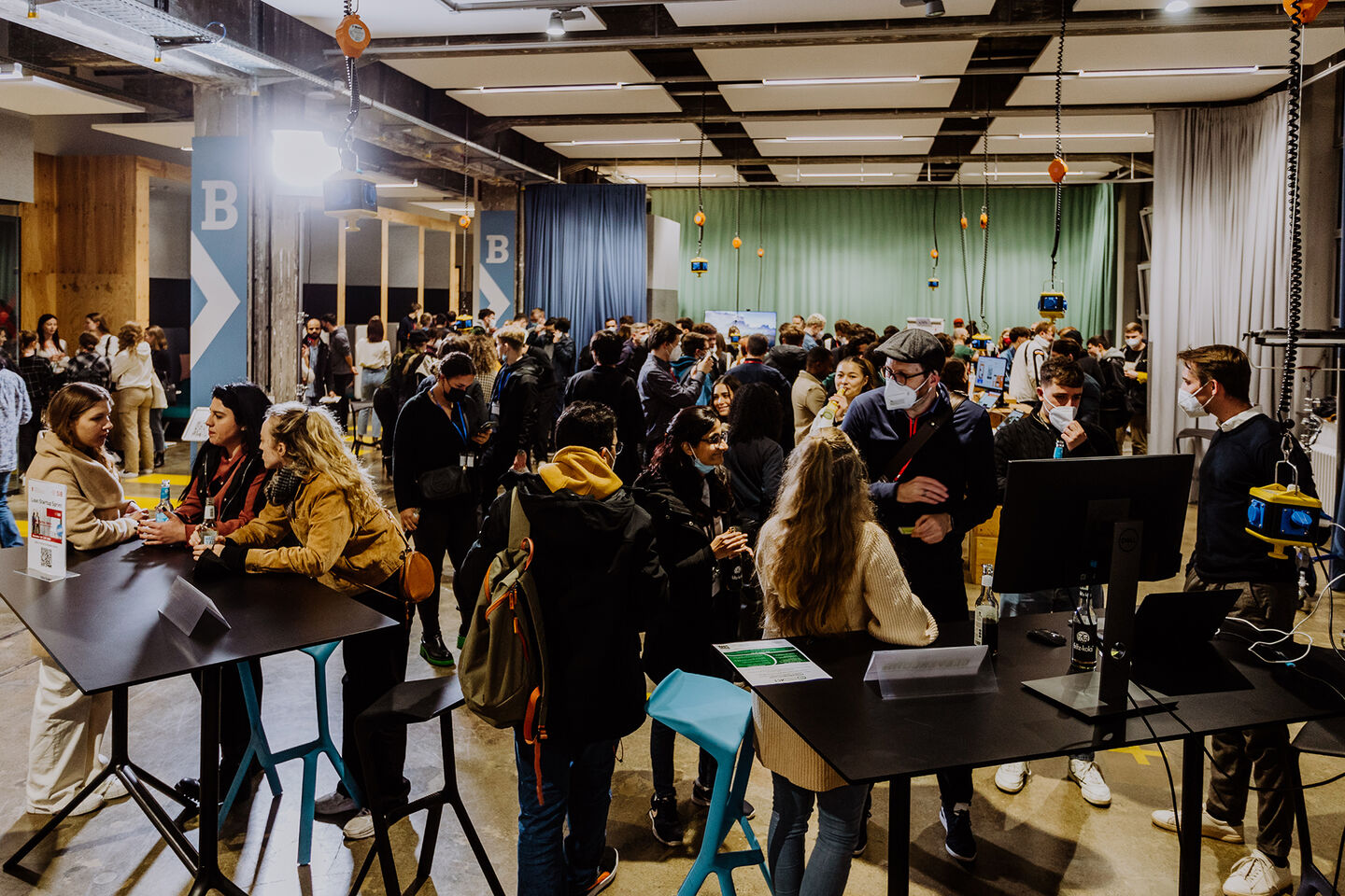 Demo Day des Startup Incubator Berlin bei der Career Week der HWR Berlin im November 2022. Foto: Lukas Schramm