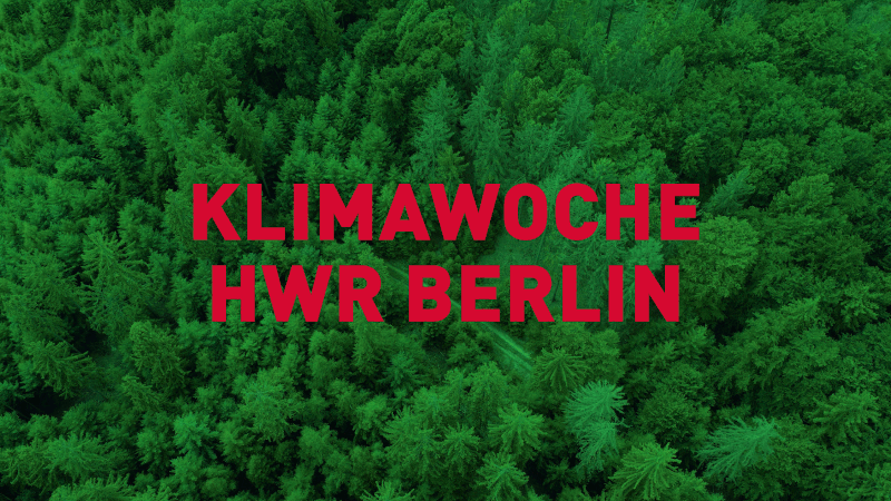 Klimawoche der HWR Berlin