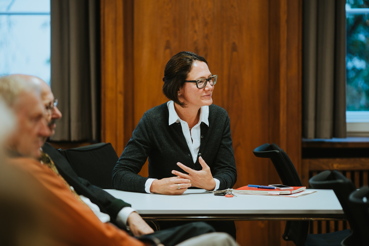 Im Publikum: Dr. Sandra Westerburg, Kanzlerin der HWR Berlin