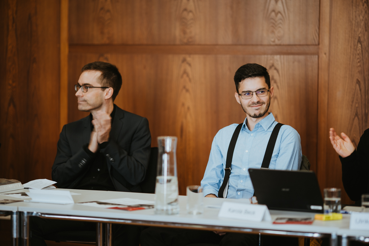 DAAD-Preisträger Luis Diego Conejo Mora bei der Sitzung des Akademischen Senats am 22. Oktober 2019