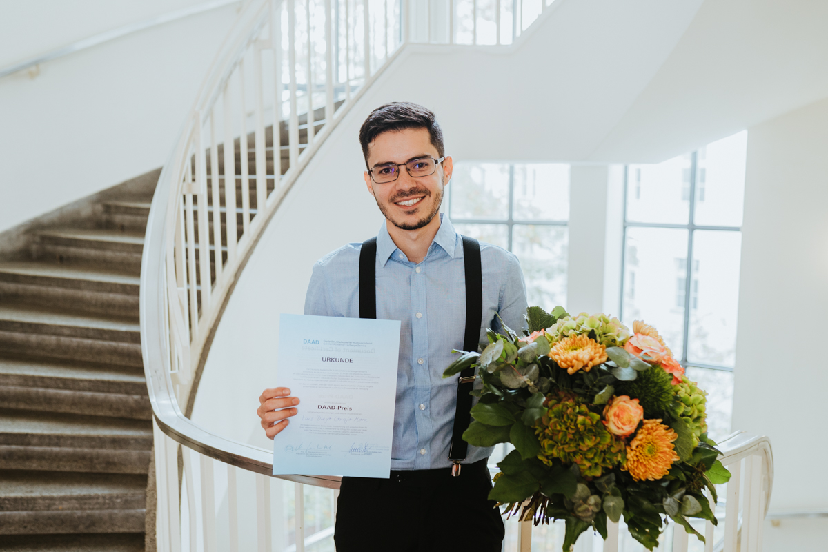 DAAD-Preis 2019: Preisträger Luis Diego Conejo Mora 