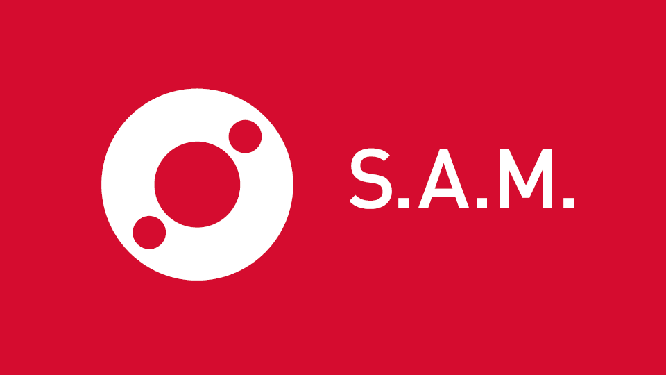 Logo S.A.M. Study Administration Management, das Campus-Management-System der HWR Berlin. Grafik: HWR Berlin