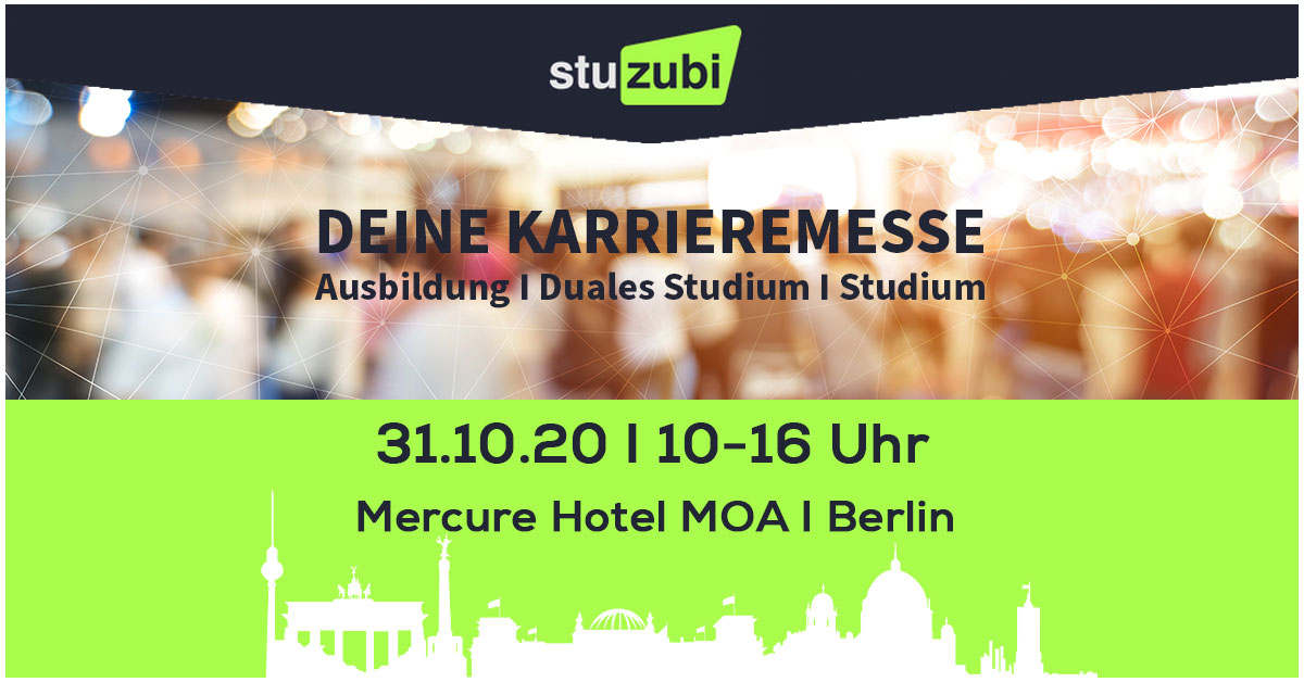 Karrieremesse Stuzubi Berlin am 31. Oktober 2020