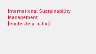 Englischsprachiger Studiengang International Sustainability Management am Fachbereich Wirtschaftswissenschaften der HWR Berlin. Grafik: HWR Berlin